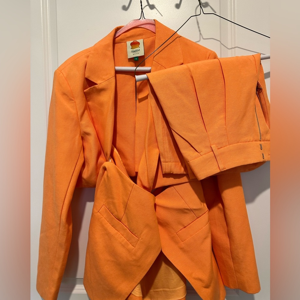 FARM Rio Vibrant Orange Blazer